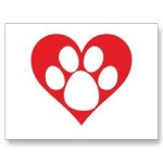 heart with paw